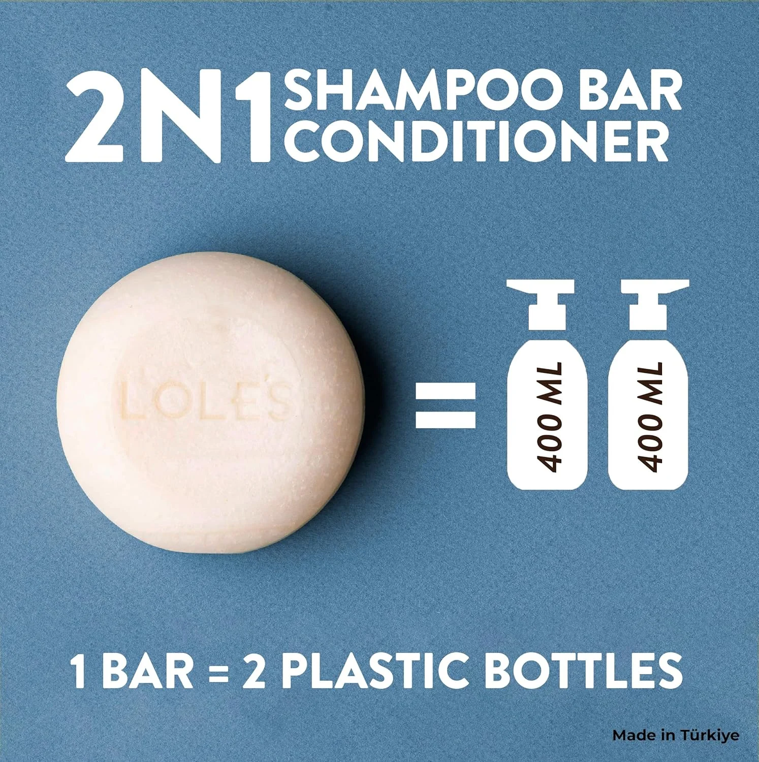 شامپو و نرم کننده جامد 2 در 1 LOLE'S با روغن نارگیل برای موهای معمولی، حجم دهنده و تقویت کننده، 99% مواد منشاء طبیعی، موم زنبور عسل با منبع پایدار، فاقد مواد نگهدارنده، سیلیکون و صابون شامپو و نرم کننده جامد 2 در 1 LOLE'S با روغن نارگیل برای موهای معمولی، حجم دهنده و تقویت کننده، 99% مواد منشاء طبیعی، موم زنبور عسل با منبع پایدار، فاقد مواد نگهدارنده، سیلیکون و صابون