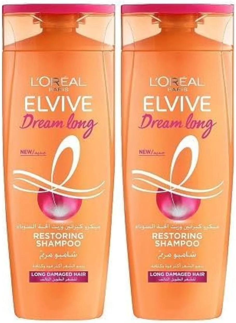 شامپو موهای بلند لورآل پاریس Elvive Dream Long حجم 400 میلی لیتر بسته دوتایی