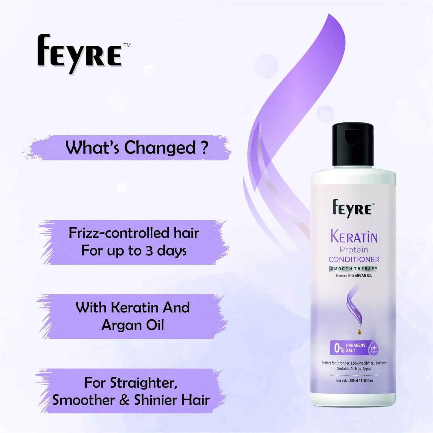 شامپو و نرم کننده روزانه پروتئین کراتین صاف کننده مو فیره حاوی روغن آرگان | بدون سولفات و پارابن | صاف کننده و ترمیم کننده | (بسته 2 عددی - 500 میلی لیتر) شامپو و نرم کننده روزانه پروتئین کراتین صاف کننده مو فیره حاوی روغن آرگان | بدون سولفات و پارابن | صاف کننده و ترمیم کننده | (بسته 2 عددی - 500 میلی لیتر)