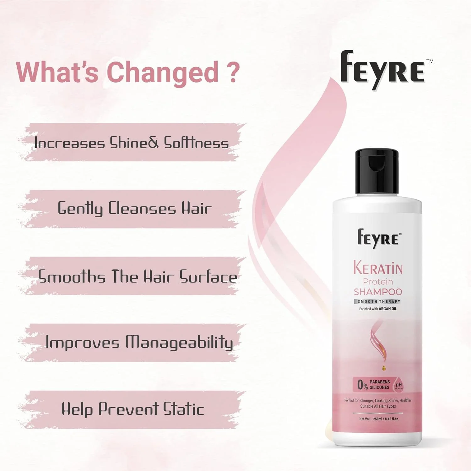 شامپو و نرم کننده روزانه پروتئین کراتین صاف کننده مو فیره حاوی روغن آرگان | بدون سولفات و پارابن | صاف کننده و ترمیم کننده | (بسته 2 عددی - 500 میلی لیتر) شامپو و نرم کننده روزانه پروتئین کراتین صاف کننده مو فیره حاوی روغن آرگان | بدون سولفات و پارابن | صاف کننده و ترمیم کننده | (بسته 2 عددی - 500 میلی لیتر)