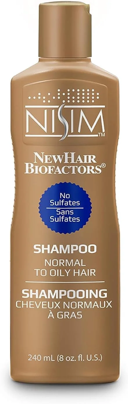 شامپو موهای چرب تا معمولی Nisim NewHair Biofactors - بدون سولفات 240ml/8oz شامپو موهای چرب تا معمولی Nisim NewHair Biofactors - بدون سولفات 240ml/8oz