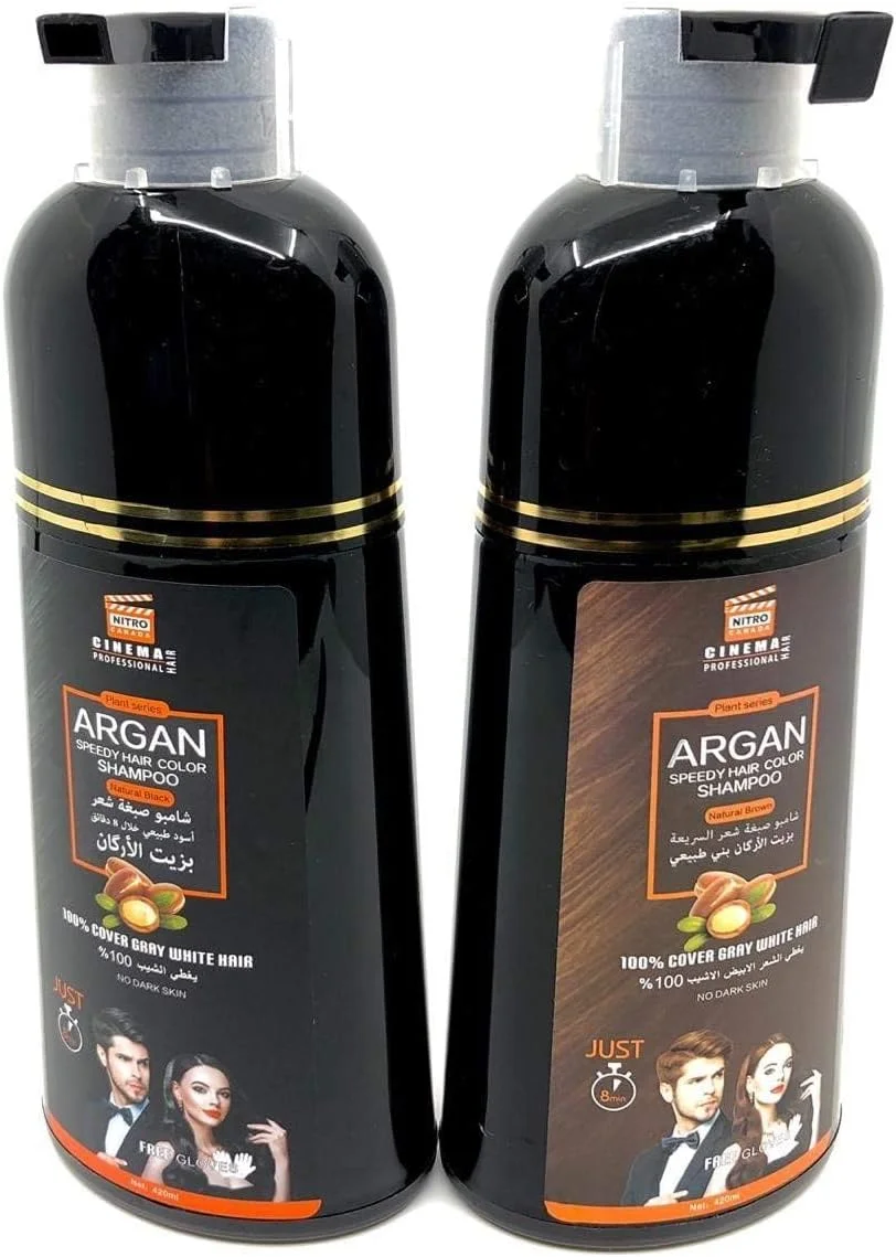 شامپو رنگ موی فوری آرگان نیترو کانادا (مشکی) شامپو رنگ موی فوری آرگان نیترو کانادا (مشکی)
