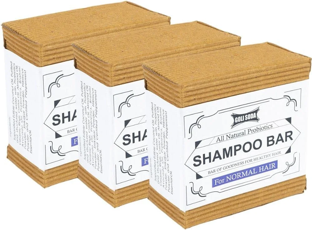 شامپو بار پروبیوتیک طبیعی گلی سودا برای موهای معمولی | بدون جنسیت | مناسب انواع رنگ مو | روغن جوجوبا | پودر گل بامیه | بدون روغن پالم | (بسته 3 عددی) - 90 گرم شامپو بار پروبیوتیک طبیعی گلی سودا برای موهای معمولی | بدون جنسیت | مناسب انواع رنگ مو | روغن جوجوبا | پودر گل بامیه | بدون روغن پالم | (بسته 3 عددی) - 90 گرم