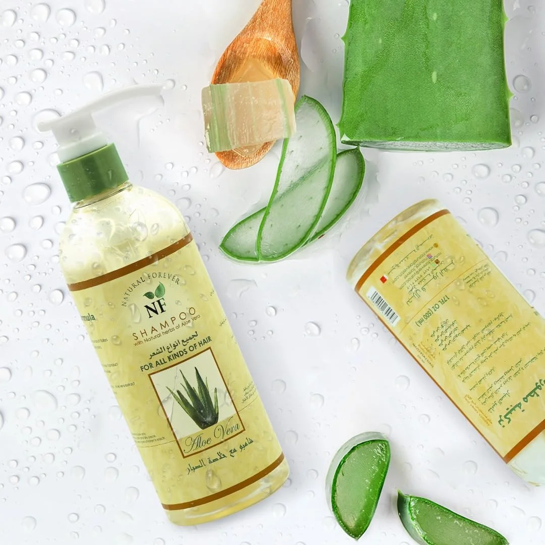 شامپو آلوئه ورا نچرال فوراور برای انواع مو | مواد طبیعی | از بین برنده شوره سر | کاهش ریزش مو | مرطوب کننده طبیعی | 500 میلی لیتر شامپو آلوئه ورا نچرال فوراور برای انواع مو | مواد طبیعی | از بین برنده شوره سر | کاهش ریزش مو | مرطوب کننده طبیعی | 500 میلی لیتر