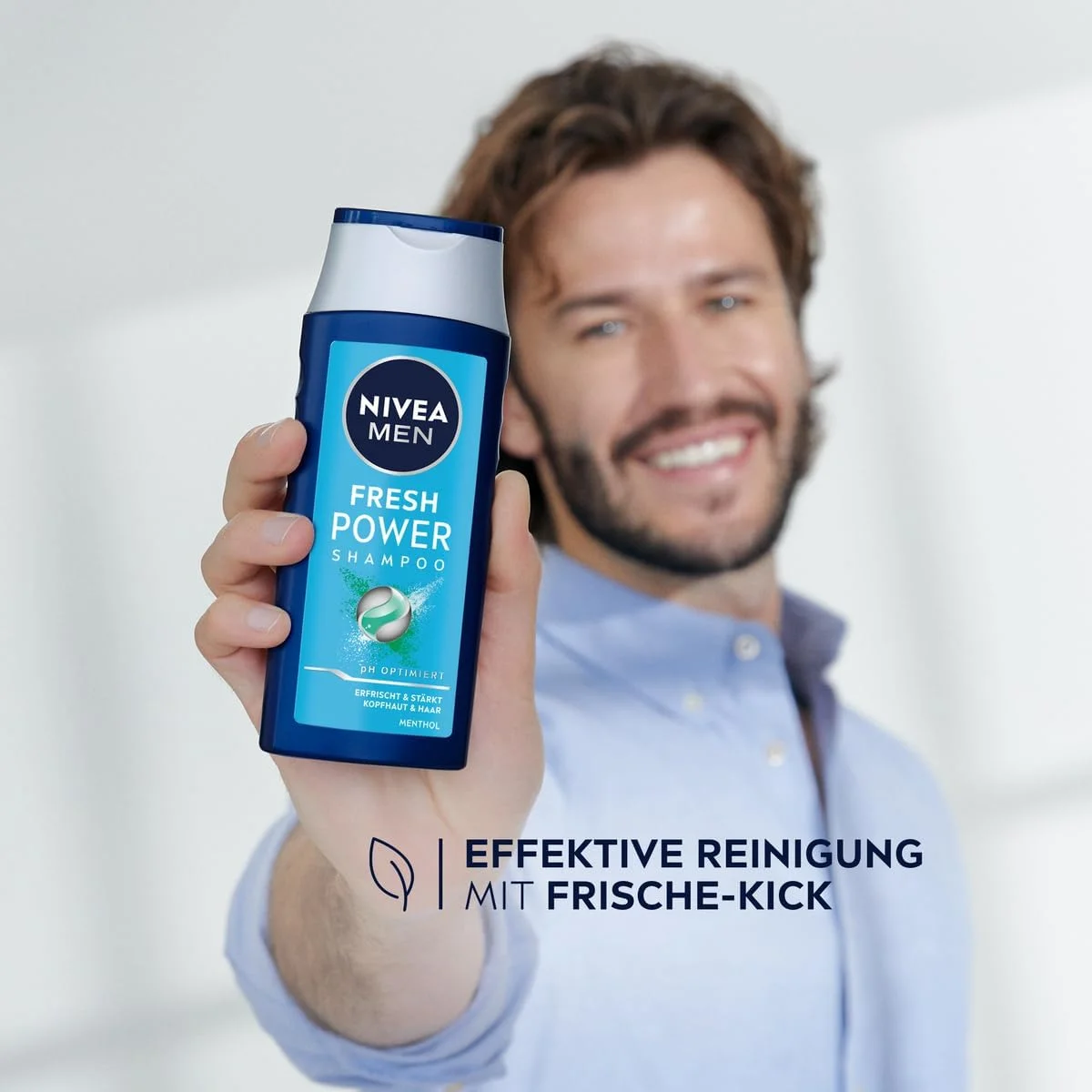 شامپو طراوت بخش نیوآ من فرش پاور حاوی منتول، شامپو مو بدون سیلیکون، طراوت بخش و تقویت کننده پوست سر و مو، مراقبت از مو با pH بهینه و طراوت (250 میلی لیتر) شامپو طراوت بخش نیوآ من فرش پاور حاوی منتول، شامپو مو بدون سیلیکون، طراوت بخش و تقویت کننده پوست سر و مو، مراقبت از مو با pH بهینه و طراوت (250 میلی لیتر)