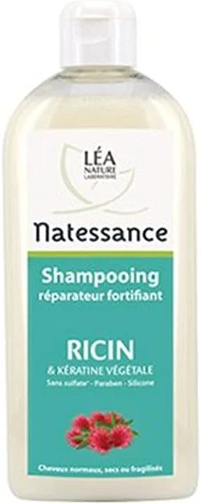 شامپو روغن کرچک و کراتین گیاهی ناتسنس برای تقویت و ترمیم مو (شامپو بدون پارابن و سولفات، 96% طبیعی)، سفید، 500 میلی لیتر شامپو روغن کرچک و کراتین گیاهی ناتسنس برای تقویت و ترمیم مو (شامپو بدون پارابن و سولفات، 96% طبیعی)، سفید، 500 میلی لیتر