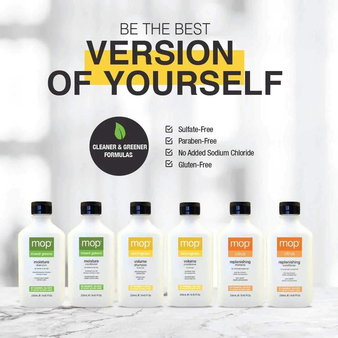 شامپو احیا کننده مو MOP، نعناع ریحان، 250 میلی لیتر شامپو احیا کننده مو MOP، نعناع ریحان، 250 میلی لیتر