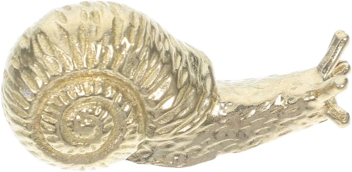 دستگیره درب طرح حیوانات DOITOOL، دستگیره کشو طلایی، دستگیره کابینت طرح حلزون کوچک، مناسب برای آشپزخانه، میز آرایش، درب کشویی - لوازم جانبی مبلمان