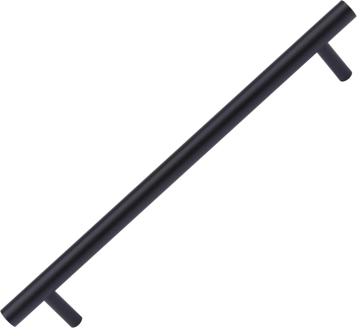 دستگیره کشویی استیل ضد زنگ ممتاز Cincinno Stellarum – مناسب برای خانه و محل کار، محافظت در برابر اشعه ماوراء بنفش، تست شده با اسپری نمک (مشکی مات، 250x12x32 میلی متر)