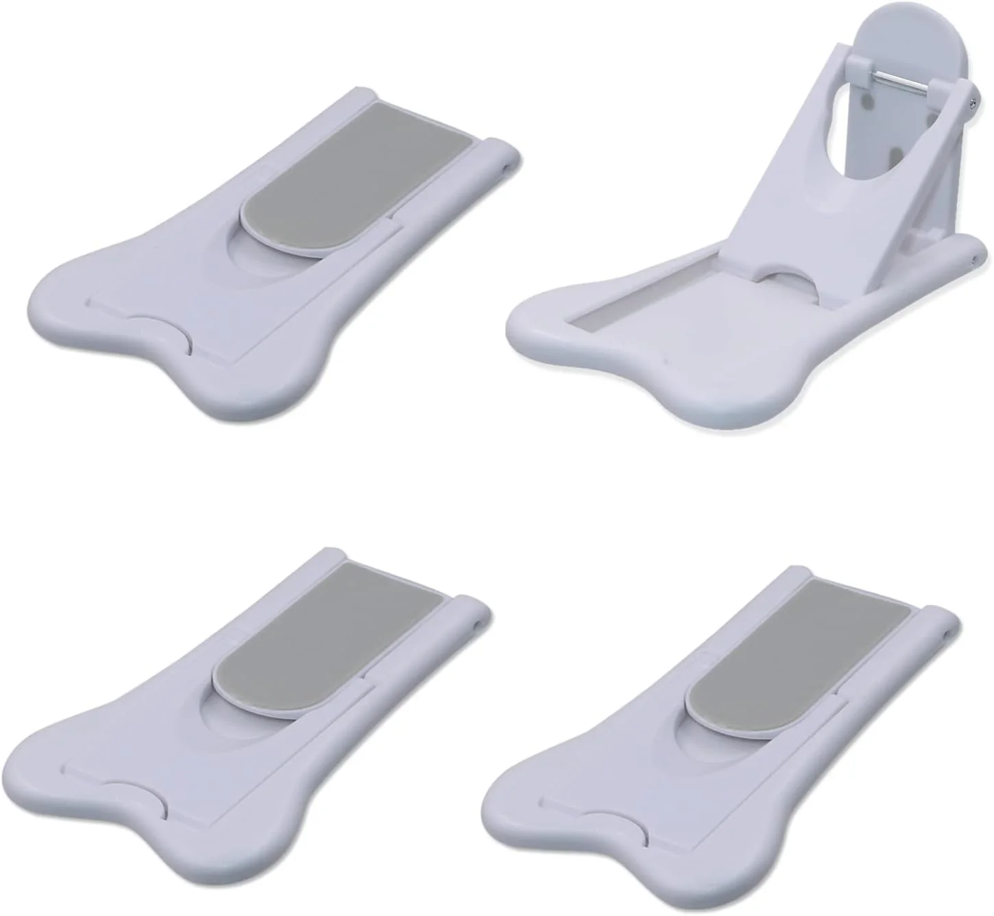 قفل درب کشویی کودک KongNai بسته 4 عددی، قفل ایمنی کودک برای پاسیو، کمد، حمام، پنجره، کمد لباس، قفل ضد کودک برای کابینت آشپزخانه و درب شیشه ای، بدون نیاز به ابزار - بسته 4 عددی