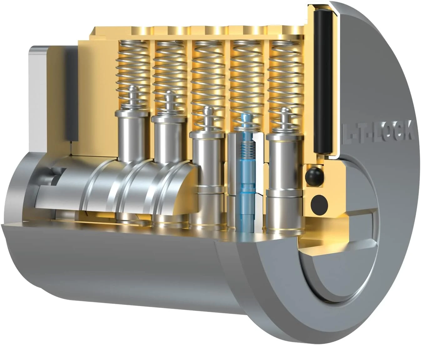 سیلندر برنجی پروفیل یورو Mul-T-Lock MTL600، 40x40، سیلندر امنیتی بالا با کلیدهای محافظت شده ثبت اختراع، نیکل ساتن