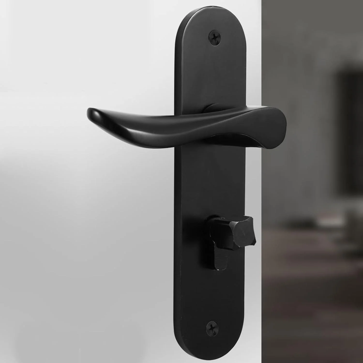 دستگیره اهرمی درب آلیاژ آلومینیوم سنگین MARSTARKAVY با قفل برای فضای داخلی، اتاق خواب و کمد - دستگیره های امنیتی