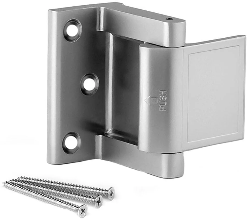 قفل تقویت کننده درب، قفل حریم خصوصی برای درب های لولایی، قفل امنیتی با مقاومت بسیار بالا، نصب آسان، ایده آل برای محافظت از حریم خصوصی خانه، اتاق خواب و حمام قفل تقویت کننده درب، قفل حریم خصوصی برای درب های لولایی، قفل امنیتی با مقاومت بسیار بالا، نصب آسان، ایده آل برای محافظت از حریم خصوصی خانه، اتاق خواب و حمام