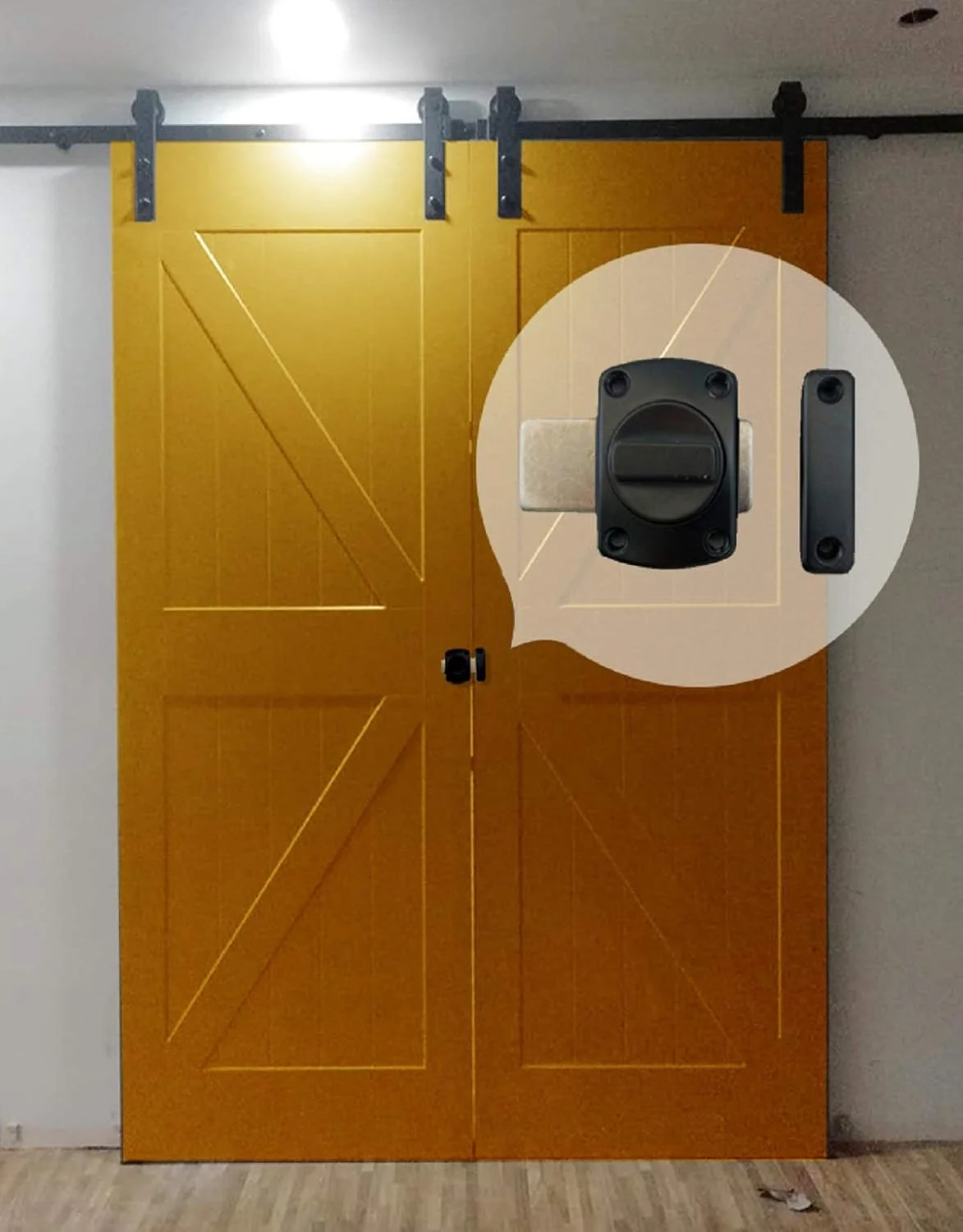 قفل چرخشی درب، قفل ایمنی درب، آبکاری شده مشکی