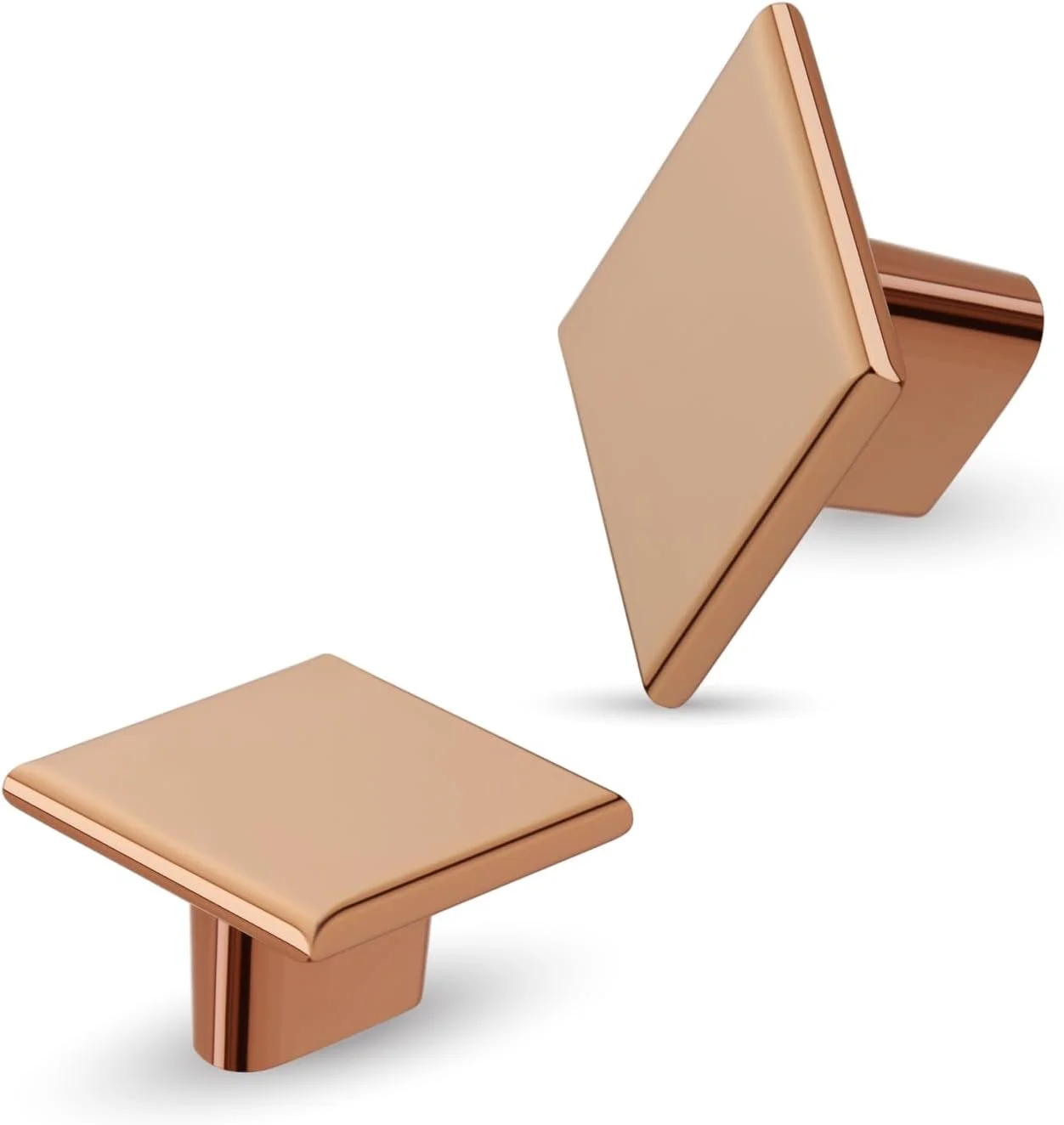 دستگیره کابینت انحصاری LAPO، دستگیره کشو، دستگیره برای کشوهای کمد، دستگیره کشو، دستگیره آشپزخانه (روکش طلای رز PVD) بسته 2 عددی