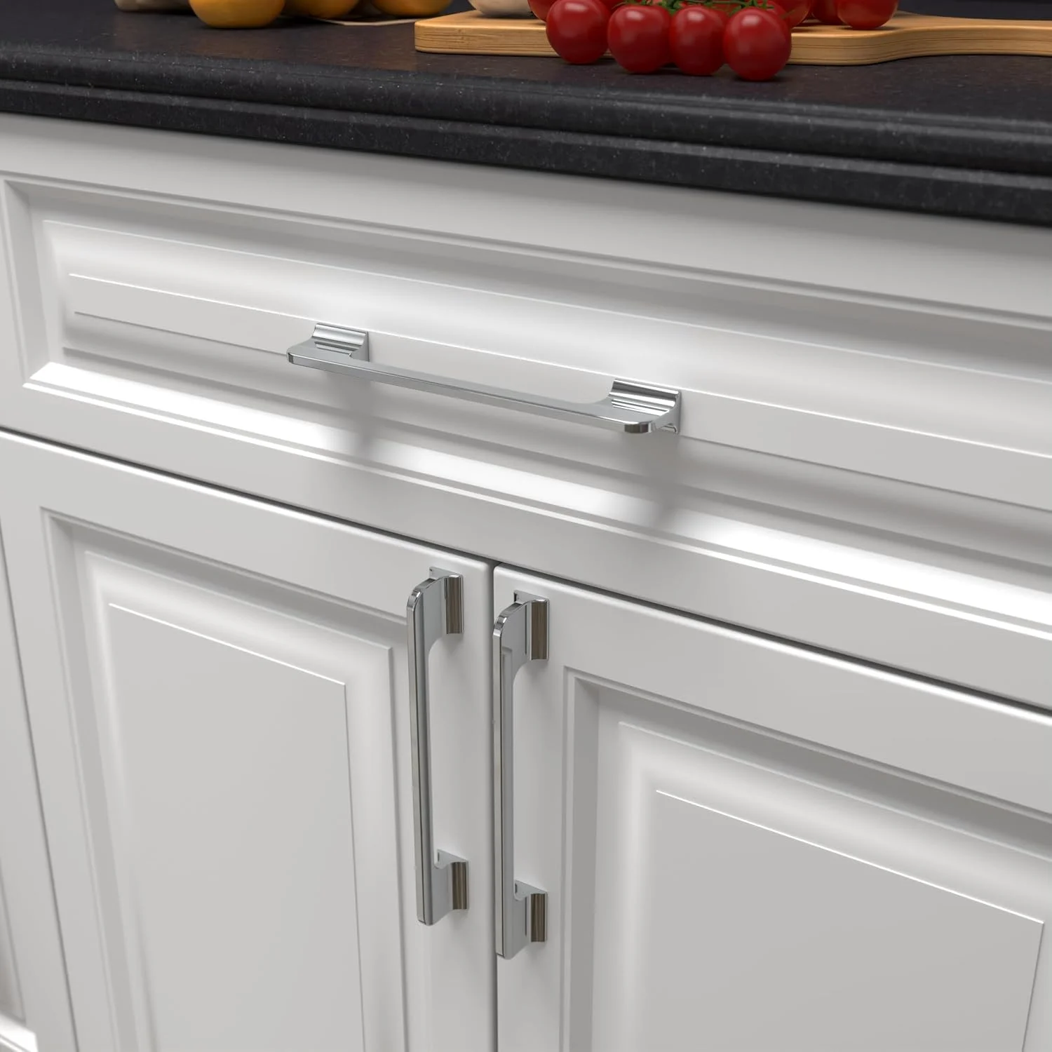 مونتی هاردور | یک عدد دستگیره کابینت کروم براق 22.3 سانتی متری فاصله مرکز سوراخ | دستگیره کشو دکوراسیون منزل حمام کابینت | دستگیره کابینت آشپزخانه فلزی استیل ضد زنگ | مجموعه توگانو