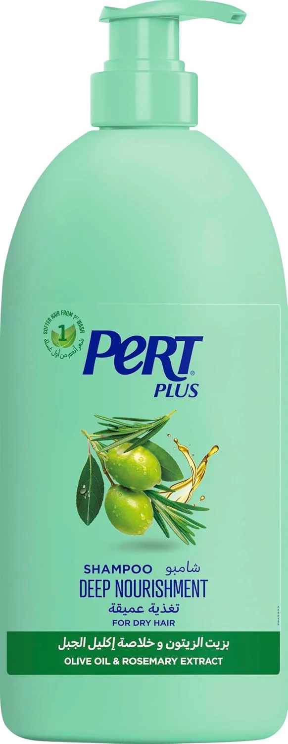 شامپو تغذیه کننده عمیق موهای خشک پرت پلاس 1 لیتری حاوی روغن زیتون، سبز شامپو تغذیه کننده عمیق موهای خشک پرت پلاس 1 لیتری حاوی روغن زیتون، سبز