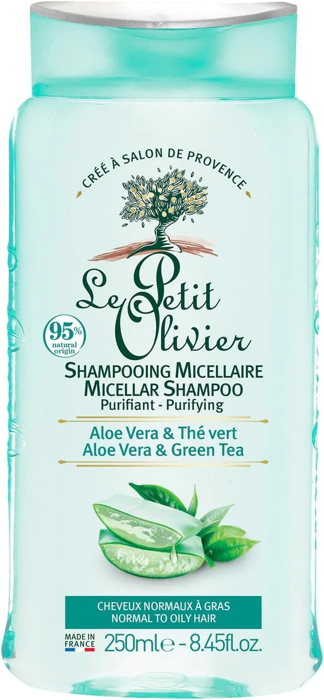 شامپو میسلار تصفیه کننده مو لو پتی اولیویر - آلوئه ورا و چای سبز - پاک کننده مو و پوست سر - کاهش چربی اضافی - مناسب برای موهای معمولی تا چرب - فاقد سیلیکون، سولفات و پارابن - 250 میلی لیتر شامپو میسلار تصفیه کننده مو لو پتی اولیویر - آلوئه ورا و چای سبز - پاک کننده مو و پوست سر - کاهش چربی اضافی - مناسب برای موهای معمولی تا چرب - فاقد سیلیکون، سولفات و پارابن - 250 میلی لیتر