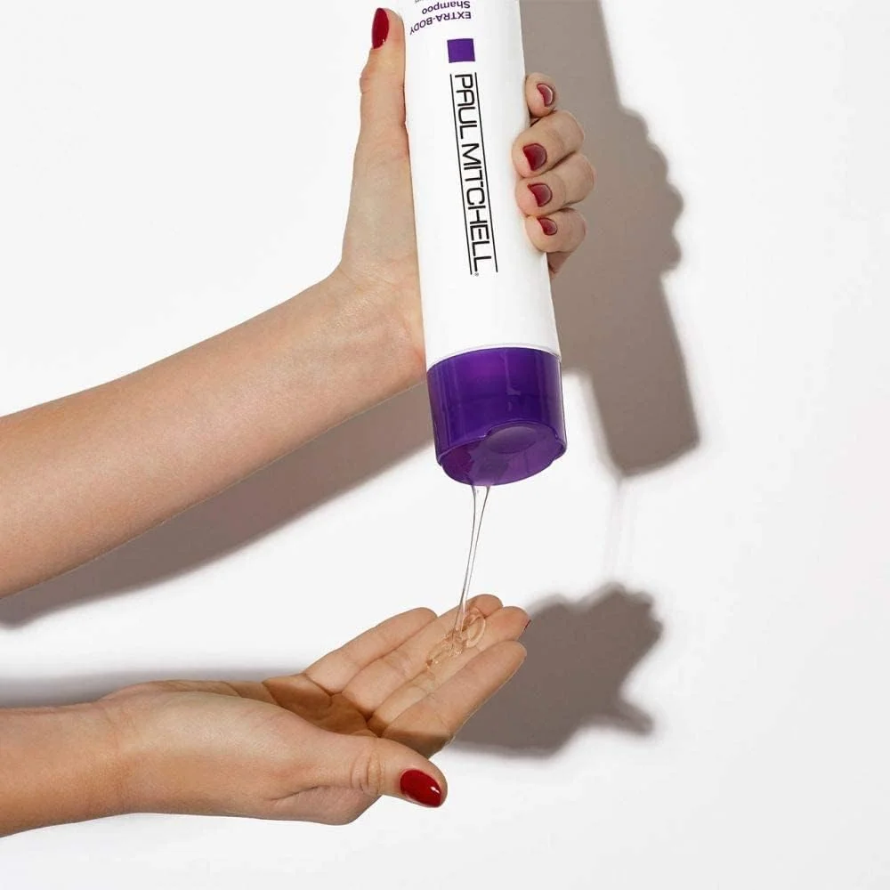 شامپو حجم دهنده موهای نازک پاول میچل مدل Extra-Body، 100 میلی لیتر