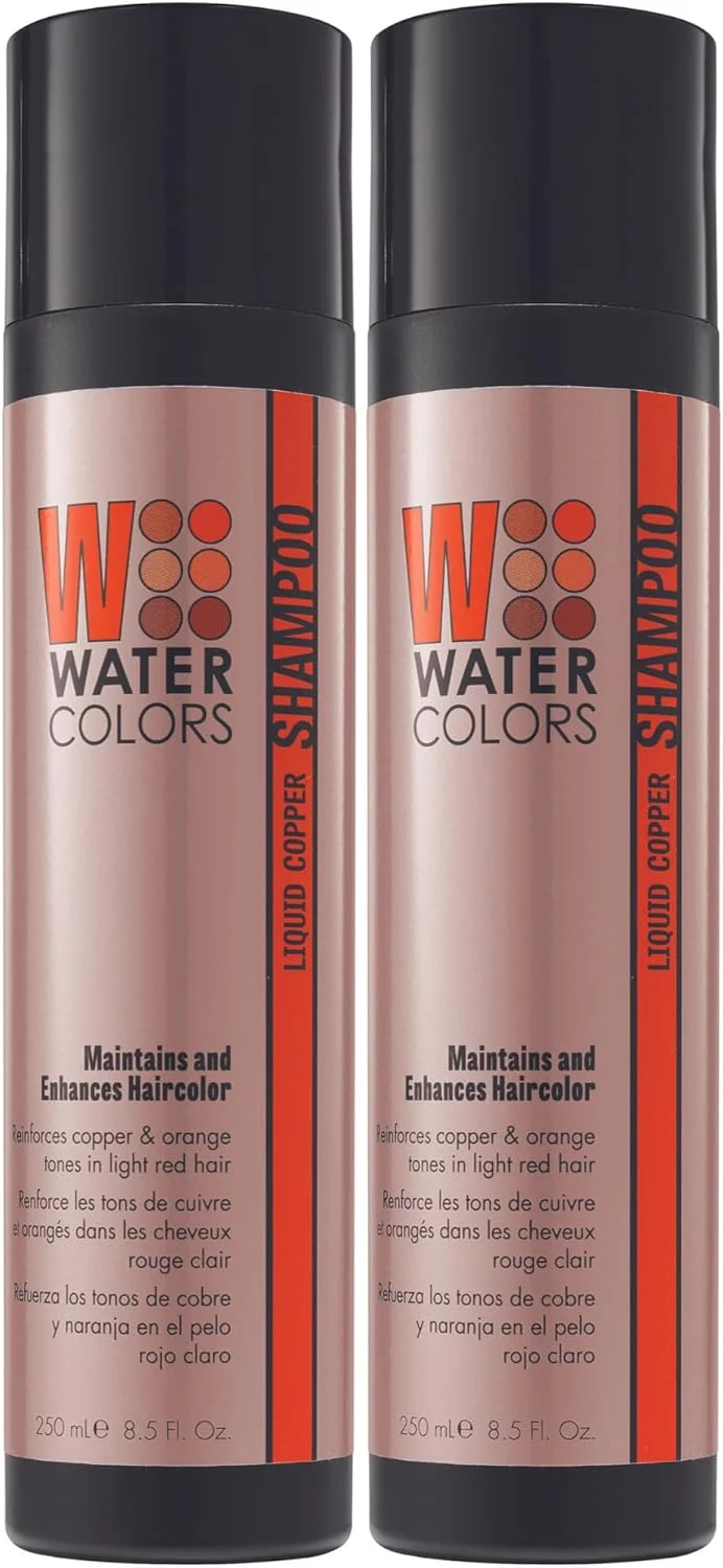 شامپو رنگساژ سه کاره ترسا، رنگ موی نیمه دائمی، شامپو رنگ مو برای موهای فر، خشک و معمولی، 236 میلی لیتر - مسی مایع (2 عدد) شامپو رنگساژ سه کاره ترسا، رنگ موی نیمه دائمی، شامپو رنگ مو برای موهای فر، خشک و معمولی، 236 میلی لیتر - مسی مایع (2 عدد)