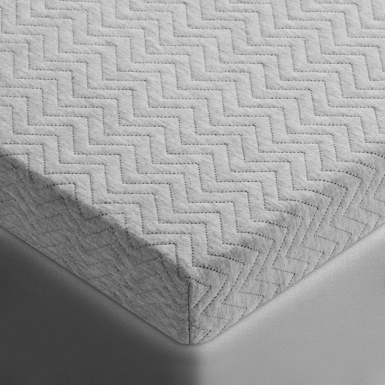 رویه تشک مموری فوم BedStory کینگ، رویه تشک فوم 3 اینچی آغشته به اسطوخودوس با روکش میکروفایبر، پد تشک مموری فوم با طراحی تهویه دار