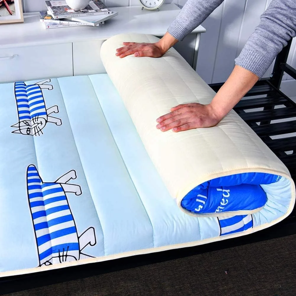 تشک فوتون تاشو اتاق خواب، تشک فوتون ضخیم، پد تخت خواب گرم و ضخیم و تنفسی، تشک خواب برای کف