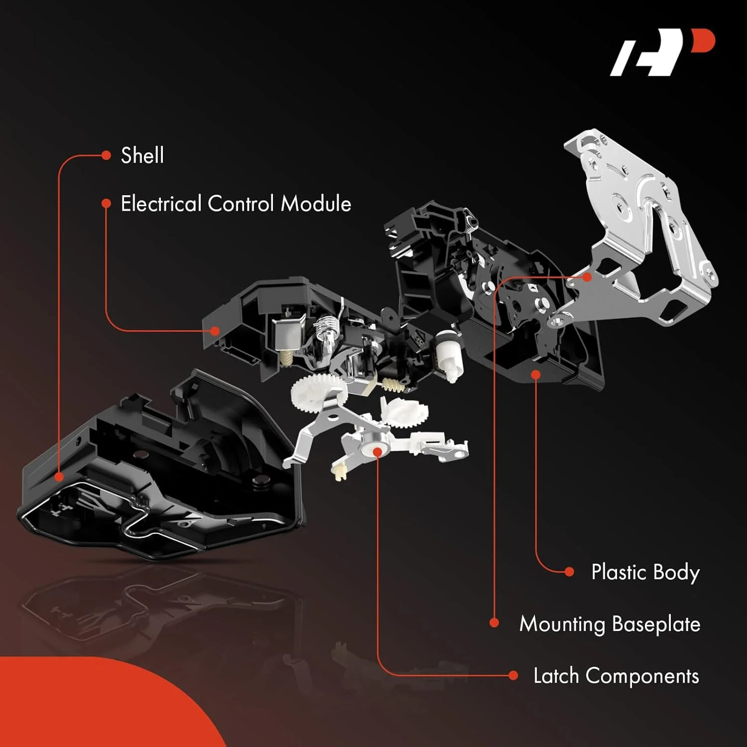 اکچویتور قفل درب A-Premium سازگار با خودروهای نیسان - پ Pathfinder 2007-2012 Sport Utility، با سیستم کلید هوشمند - سمت چپ عقب راننده، جایگزین # 82501ZS31A