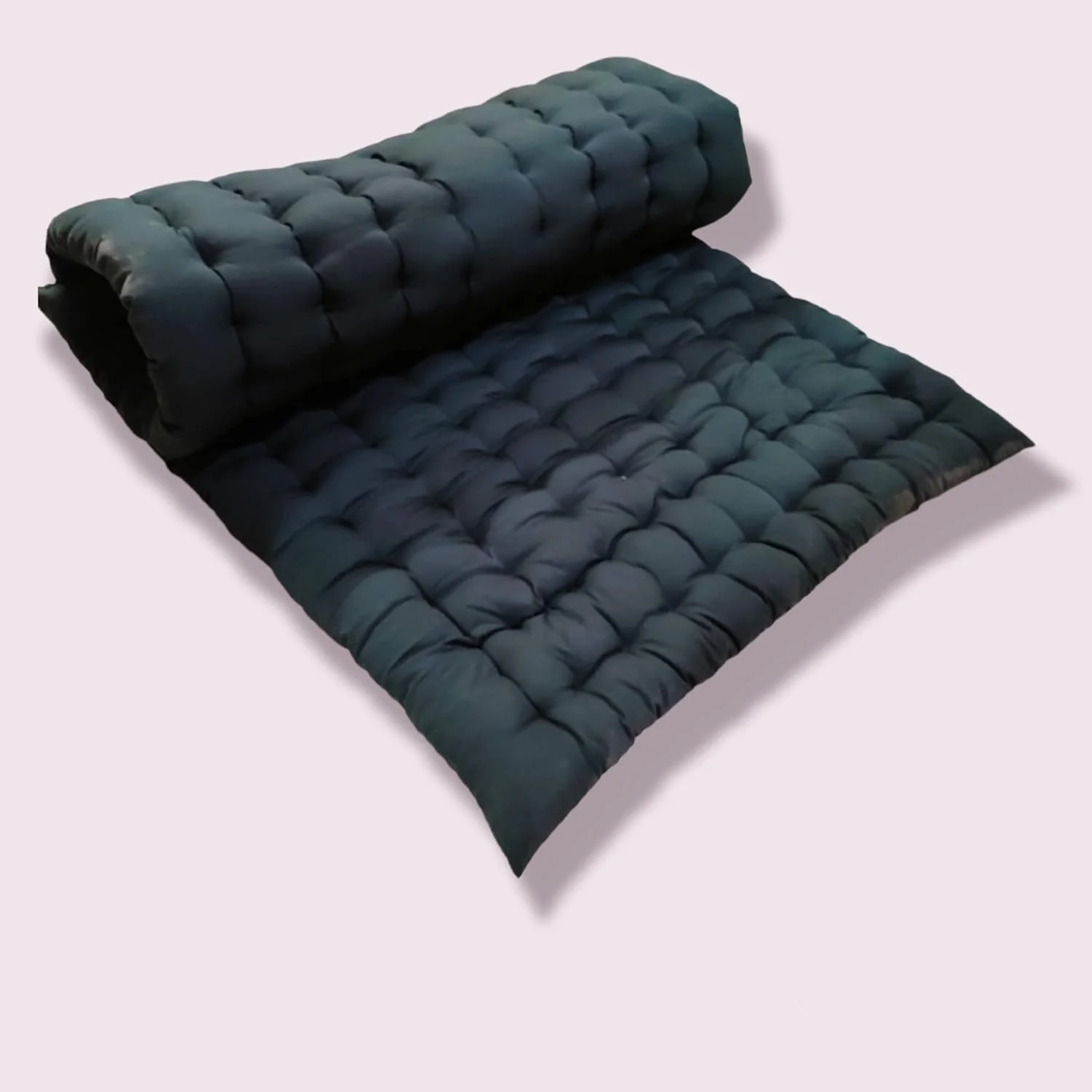 تشک پنبه ای تاشو نرم ATOOTFUSION | تشک پنبه ای سفت و سبک وزن یک نفره قابل رول شدن | 90x180 سانتی متر | سبز بطری تشک پنبه ای تاشو نرم ATOOTFUSION | تشک پنبه ای سفت و سبک وزن یک نفره قابل رول شدن | 90x180 سانتی متر | سبز بطری