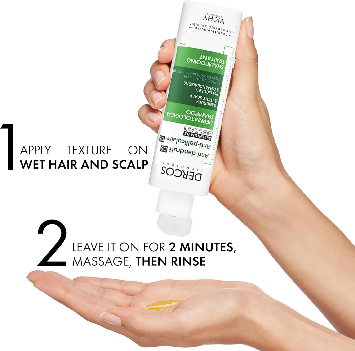 شامپو ضد شوره موهای معمولی تا چرب ویشی درکوس 200 میلی لیتر شامپو ضد شوره موهای معمولی تا چرب ویشی درکوس 200 میلی لیتر