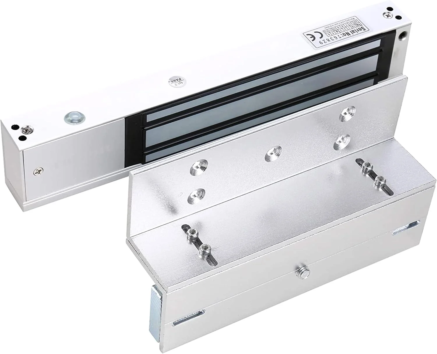 قفل مغناطیسی برقی UHPPOTE با نیروی نگهداری 280 کیلوگرم به همراه براکت ZL برای درب های بازشو به داخل