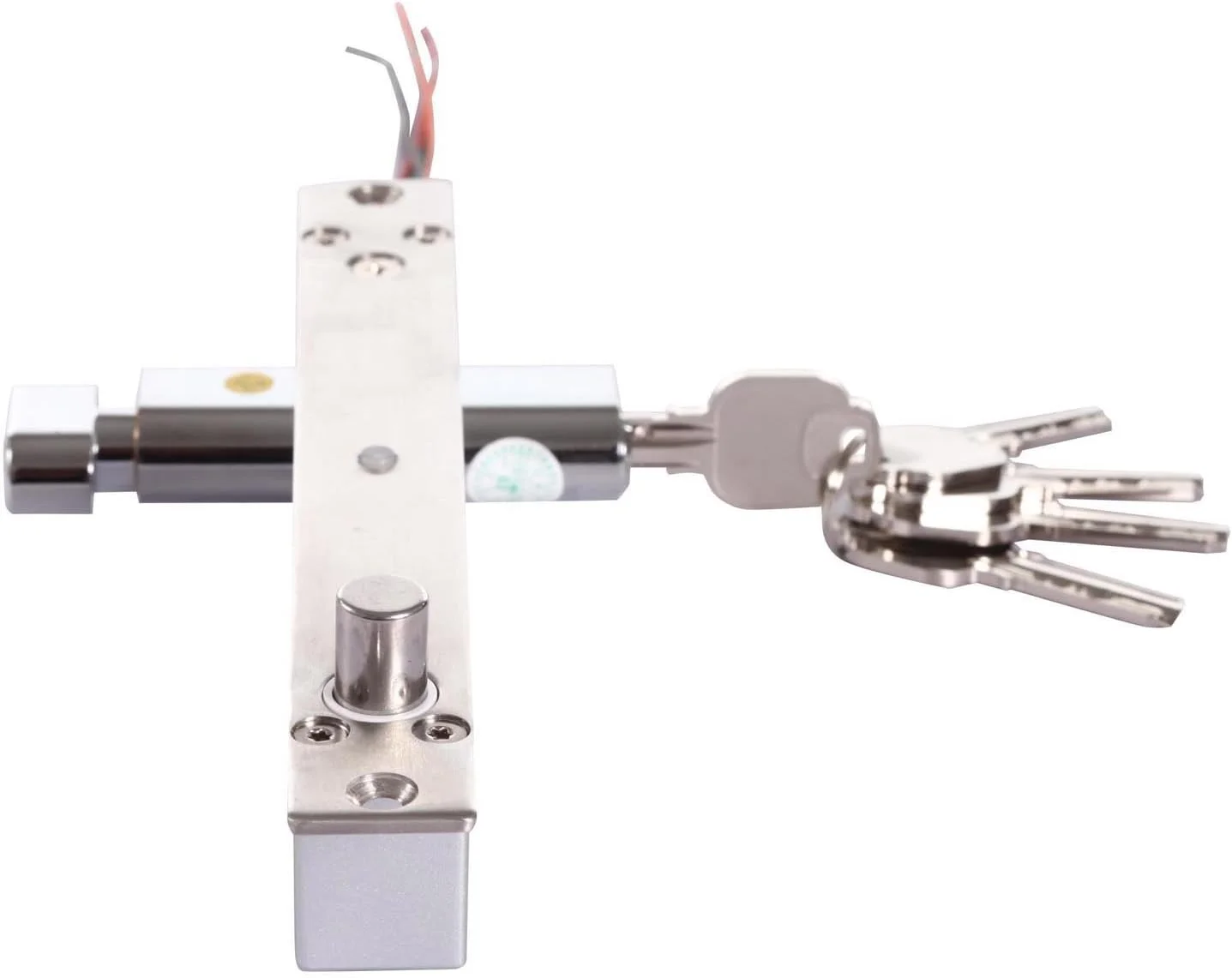 قفل زبانه ای برقی UHPPOTE با کلید بازشو، ایمن در صورت قطع برق، استوانه بازشوی دستی