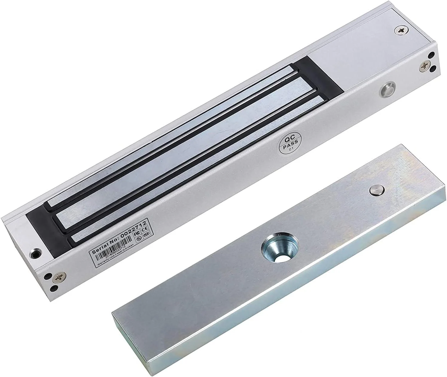 قفل مغناطیسی برقی UHPPOTE با نیروی نگهداری 280 کیلوگرم به همراه براکت ZL برای درب های بازشو به داخل