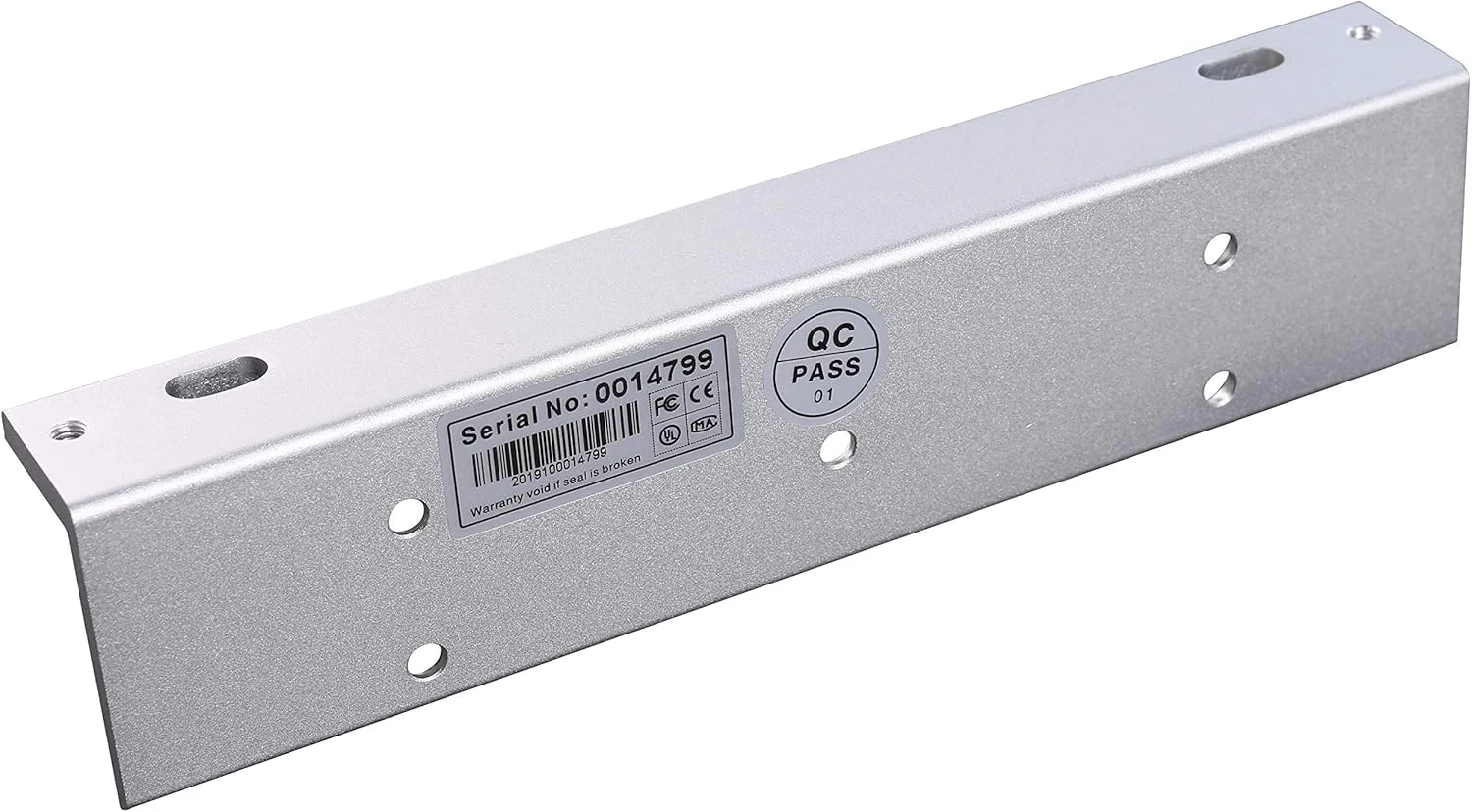 براکت ZL مدل UHPPOTE برای درب های داخلی قفل مغناطیسی برقی با نیروی نگهدارنده 180 کیلوگرم