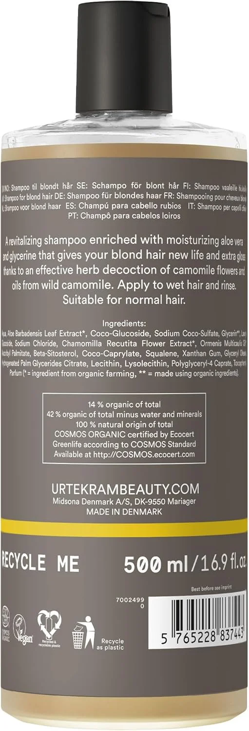 شامپو بابونه ارگانیک اورتکرام مخصوص موهای بلوند 500 میلی لیتر شامپو بابونه ارگانیک اورتکرام مخصوص موهای بلوند 500 میلی لیتر