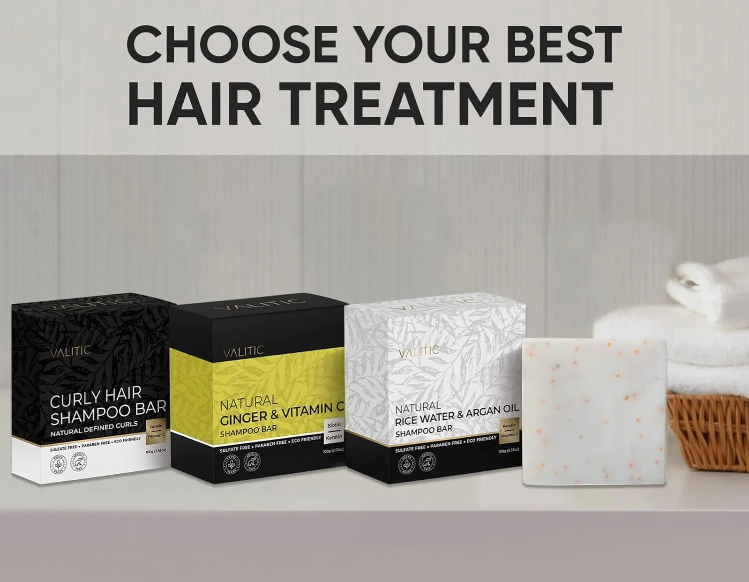 شامپو بار آب برنج و روغن آرگان والیتیچ - تقویت کننده و احیا کننده مو - بدون SLS و پارابن - وگان و سازگار با محیط زیست - ویتامین C و کراتین طبیعی - مناسب برای انواع مو شامپو بار آب برنج و روغن آرگان والیتیچ - تقویت کننده و احیا کننده مو - بدون SLS و پارابن - وگان و سازگار با محیط زیست - ویتامین C و کراتین طبیعی - مناسب برای انواع مو