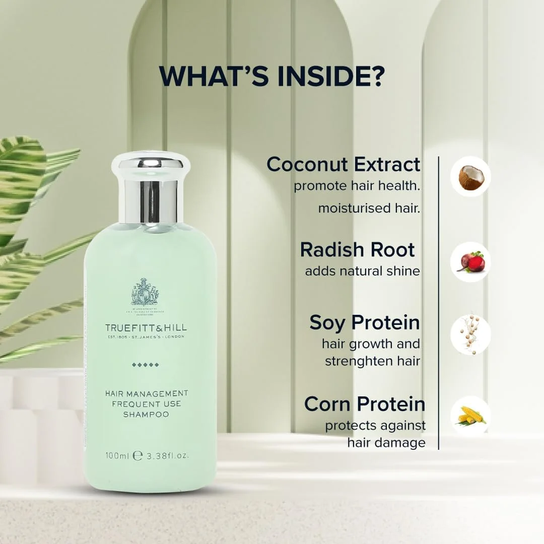 شامپو مصرف روزانه تروفیت اند هیل 100 میلی لیتر | مجموعه مدیریت ضروری مو برای آقایان | مناسب برای انواع مو شامپو مصرف روزانه تروفیت اند هیل 100 میلی لیتر | مجموعه مدیریت ضروری مو برای آقایان | مناسب برای انواع مو