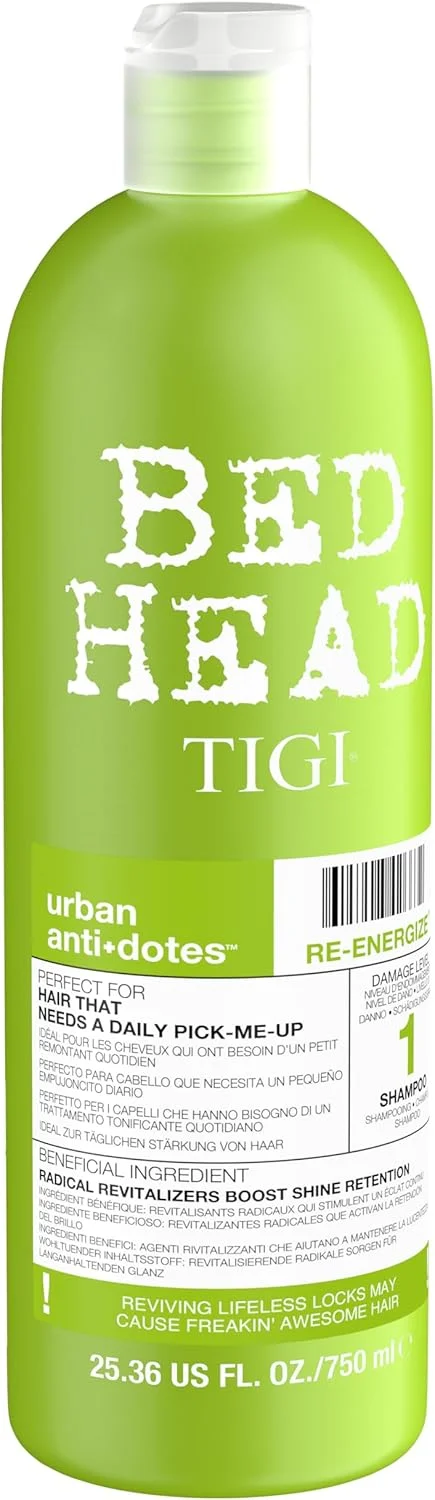 شامپو انرژی بخش مو شماره 1 تیگی بد هد Urban Antidotes حجم 750 میلی لیتر شامپو انرژی بخش مو شماره 1 تیگی بد هد Urban Antidotes حجم 750 میلی لیتر