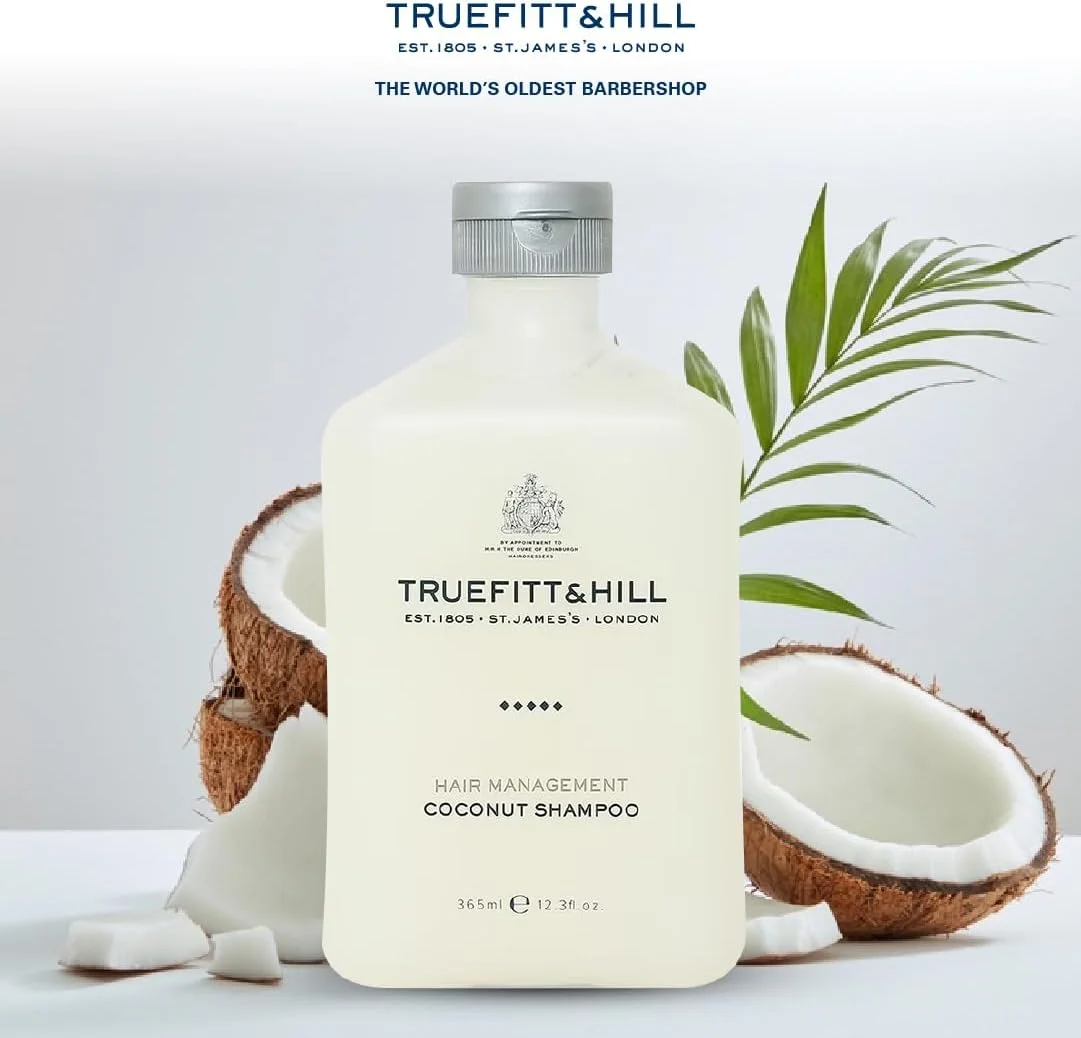 شامپو نارگیل Truefitt & Hill Hair Management حجم 365 میلی لیتر | مجموعه مدیریت موی ضروری برای آقایان | مناسب برای انواع مو | بهترین برای پوست سر معمولی-خشک-خارش دار-پوسته پوسته شامپو نارگیل Truefitt & Hill Hair Management حجم 365 میلی لیتر | مجموعه مدیریت موی ضروری برای آقایان | مناسب برای انواع مو | بهترین برای پوست سر معمولی-خشک-خارش دار-پوسته پوسته