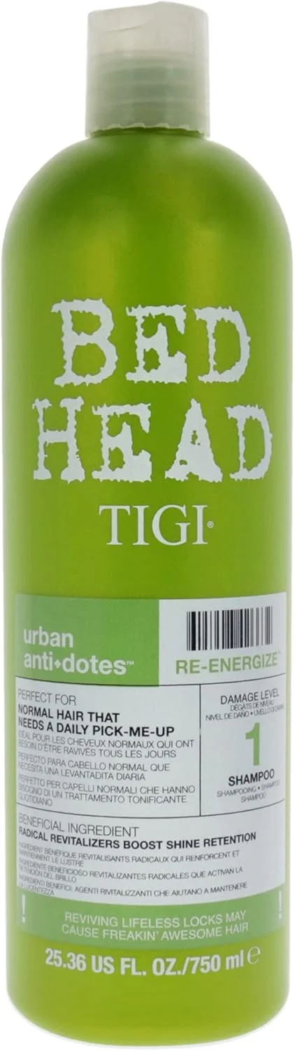 شامپو انرژی بخش مو تیگی بد هد، بسته 1 عددی (1 x 750 میلی لیتر) TIGI-415551 شامپو انرژی بخش مو تیگی بد هد، بسته 1 عددی (1 x 750 میلی لیتر) TIGI-415551