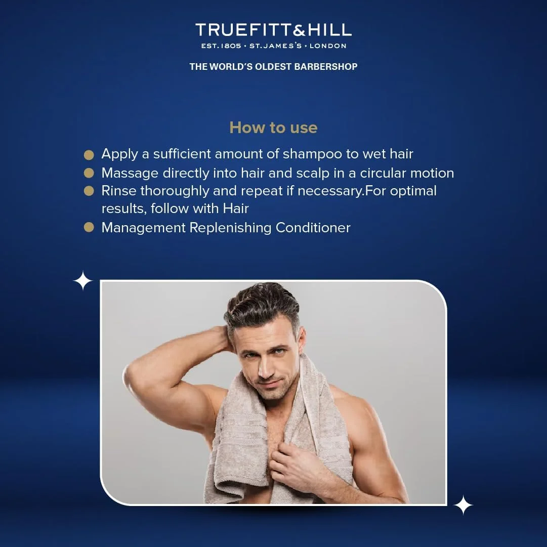 شامپو نارگیل Truefitt & Hill Hair Management حجم 365 میلی لیتر | مجموعه مدیریت موی ضروری برای آقایان | مناسب برای انواع مو | بهترین برای پوست سر معمولی-خشک-خارش دار-پوسته پوسته شامپو نارگیل Truefitt & Hill Hair Management حجم 365 میلی لیتر | مجموعه مدیریت موی ضروری برای آقایان | مناسب برای انواع مو | بهترین برای پوست سر معمولی-خشک-خارش دار-پوسته پوسته