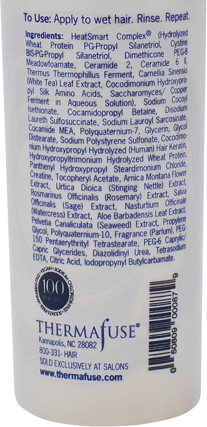 شامپو حجم دهنده ترمافیوز (355 میلی لیتر) بدون سولفات، حجم دهنده، تقویت کننده، ضخیم کننده، شامپو ترمیم کننده که به موهای نازک، کم پشت، ضعیف و معمولی در هر اندازه، حجم می دهد و برای استفاده روزانه مناسب است. شامپو حجم دهنده ترمافیوز (355 میلی لیتر) بدون سولفات، حجم دهنده، تقویت کننده، ضخیم کننده، شامپو ترمیم کننده که به موهای نازک، کم پشت، ضعیف و معمولی در هر اندازه، حجم می دهد و برای استفاده روزانه مناسب است.