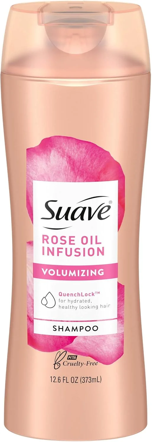 شامپو حجم دهنده موهای نازک و کم حجم Suave Professionals حاوی روغن گل رز، 375 میلی لیتر شامپو حجم دهنده موهای نازک و کم حجم Suave Professionals حاوی روغن گل رز، 375 میلی لیتر