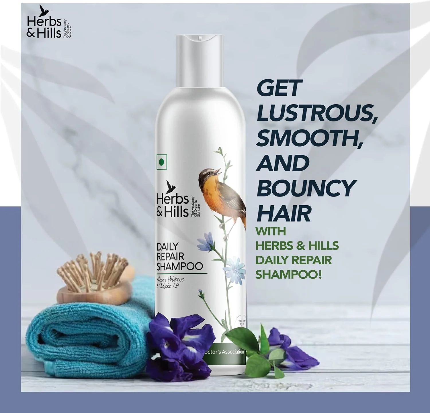 شامپو ترمیم کننده روزانه گیاهان و تپه ها 250 میلی لیتر حاوی روغن چریش، گل بامیه و جوجوبا، نتایج صاف، براق و نرم برای موهای معمولی تا خشک، جلوگیری از ریزش مو، مبارزه با قارچ و عفونت پوست سر شامپو ترمیم کننده روزانه گیاهان و تپه ها 250 میلی لیتر حاوی روغن چریش، گل بامیه و جوجوبا، نتایج صاف، براق و نرم برای موهای معمولی تا خشک، جلوگیری از ریزش مو، مبارزه با قارچ و عفونت پوست سر