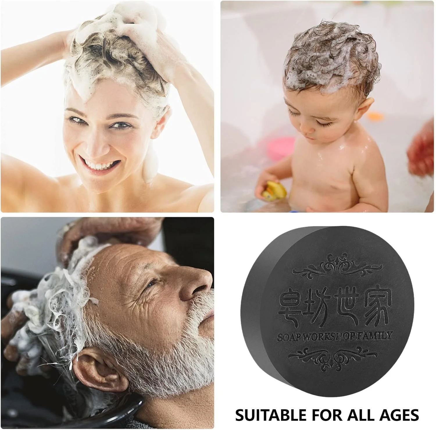 شامپو صابونی تیره، شامپو بار تیره موی ارگانیک، شامپو بار مشکی ارگانیک طبیعی تیره موی خاکستری زنانه و مردانه، صابون دست ساز (2 عدد) شامپو صابونی تیره، شامپو بار تیره موی ارگانیک، شامپو بار مشکی ارگانیک طبیعی تیره موی خاکستری زنانه و مردانه، صابون دست ساز (2 عدد)