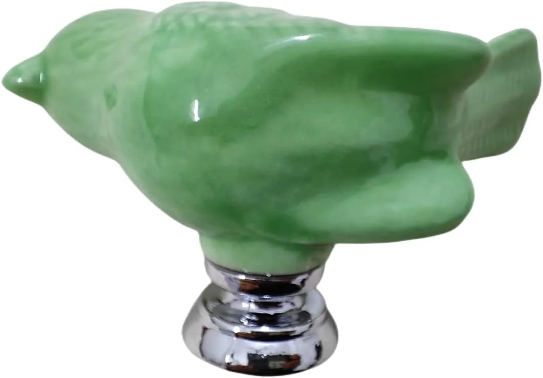 وانیانمو، دستگیره درب کابینت طرح پرنده سبز زیبا، 4 عددی، دستگیره سرامیکی کشو به همراه پیچ های نصب، دستگیره کشویی کمد طرح قدیمی وانیانمو، دستگیره درب کابینت طرح پرنده سبز زیبا، 4 عددی، دستگیره سرامیکی کشو به همراه پیچ های نصب، دستگیره کشویی کمد طرح قدیمی