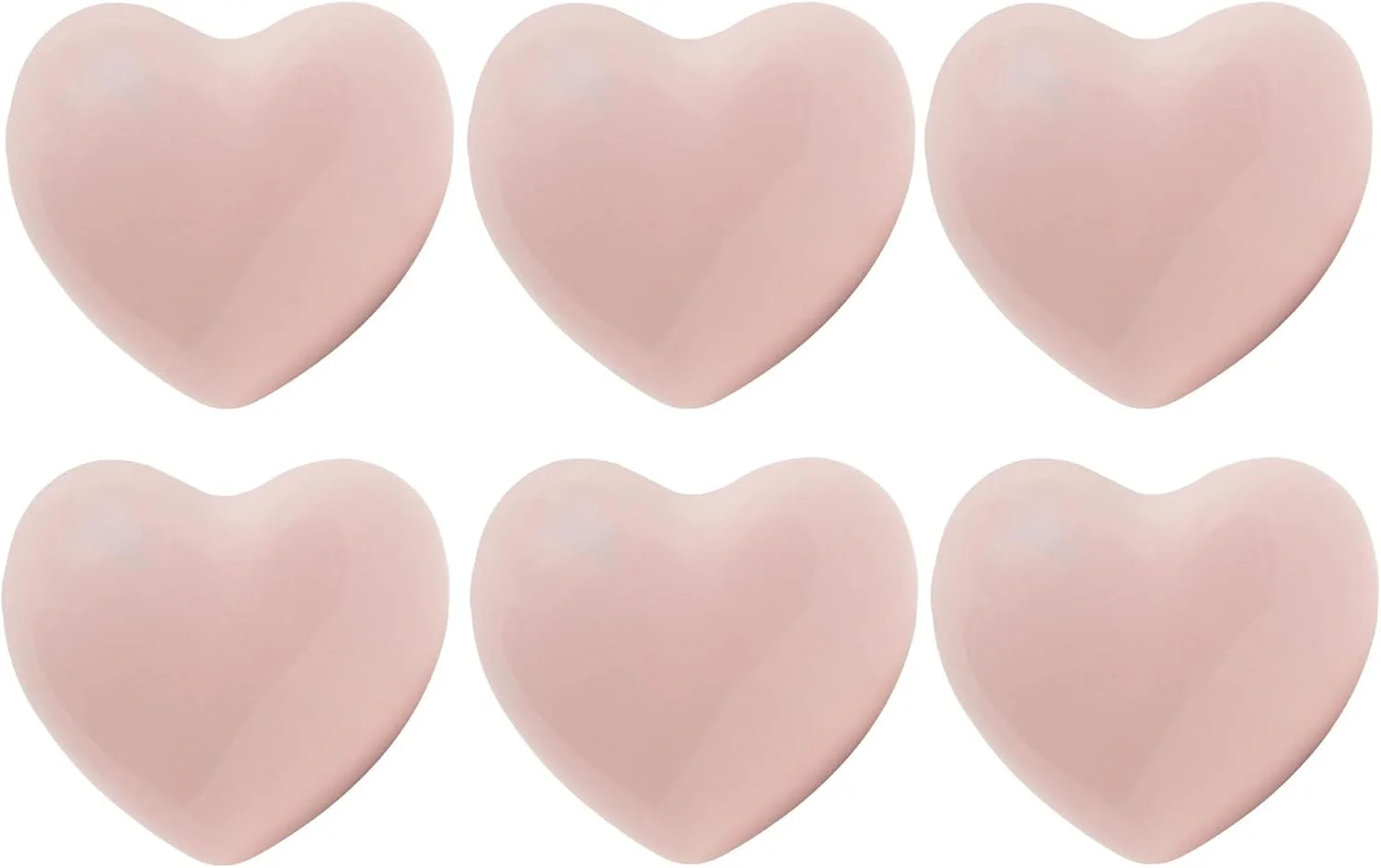 دستگیره سرامیکی کشو تزویق، 6 عددی، دستگیره مبلمان آشپزخانه، دستگیره های کشویی کمد به شکل قلب، دستگیره مبلمان آشپزخانه برای کمد و گنجه، صورتی پودری دستگیره سرامیکی کشو تزویق، 6 عددی، دستگیره مبلمان آشپزخانه، دستگیره های کشویی کمد به شکل قلب، دستگیره مبلمان آشپزخانه برای کمد و گنجه، صورتی پودری