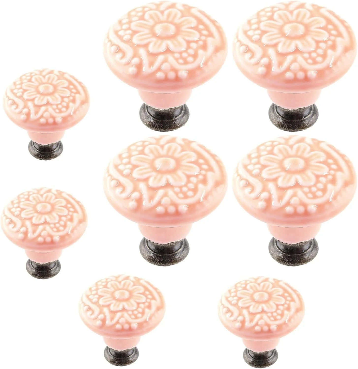 دستگیره سرامیکی صورتی تزویق، 8 عددی، دستگیره کشو کمد، دستگیره کابینت آشپزخانه قدیمی، دستگیره های تزئینی کشو برای کمد، کابینت، دستگیره درب مبلمان دستگیره سرامیکی صورتی تزویق، 8 عددی، دستگیره کشو کمد، دستگیره کابینت آشپزخانه قدیمی، دستگیره های تزئینی کشو برای کمد، کابینت، دستگیره درب مبلمان