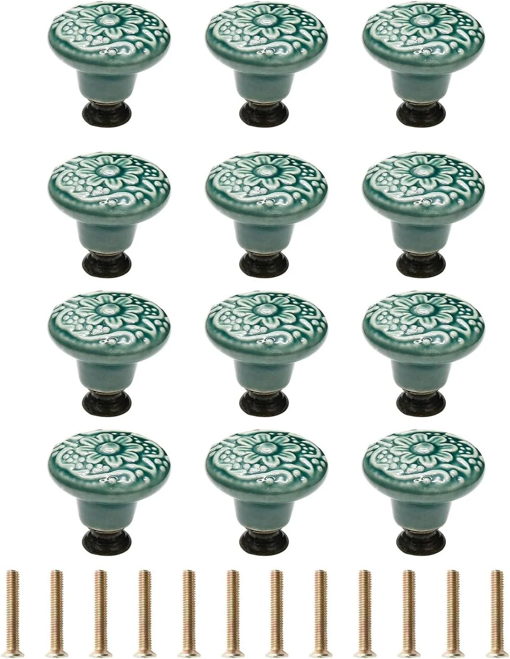 دستگیره کابینت فنری X، بسته 12 عددی دستگیره کابینت 34 میلی متری، دستگیره های سرامیکی کمد لباس به سبک رترو، دستگیره های کشو با پایه محکم، دستگیره های کشو کمد با پیچ های نصب برای کمد لباس، حمام، کابینت (B) دستگیره کابینت فنری X، بسته 12 عددی دستگیره کابینت 34 میلی متری، دستگیره های سرامیکی کمد لباس به سبک رترو، دستگیره های کشو با پایه محکم، دستگیره های کشو کمد با پیچ های نصب برای کمد لباس، حمام، کابینت (B)