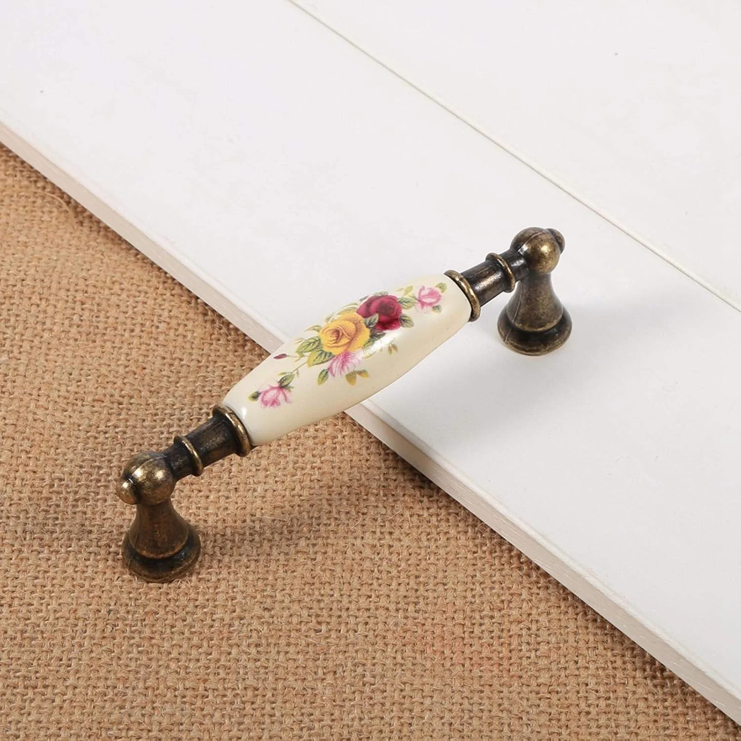 دستگیره در، دستگیره کمد، دستگیره کابینت طرح قدیمی برای کشو، کمد دیواری، آشپزخانه، کابینت (7#)