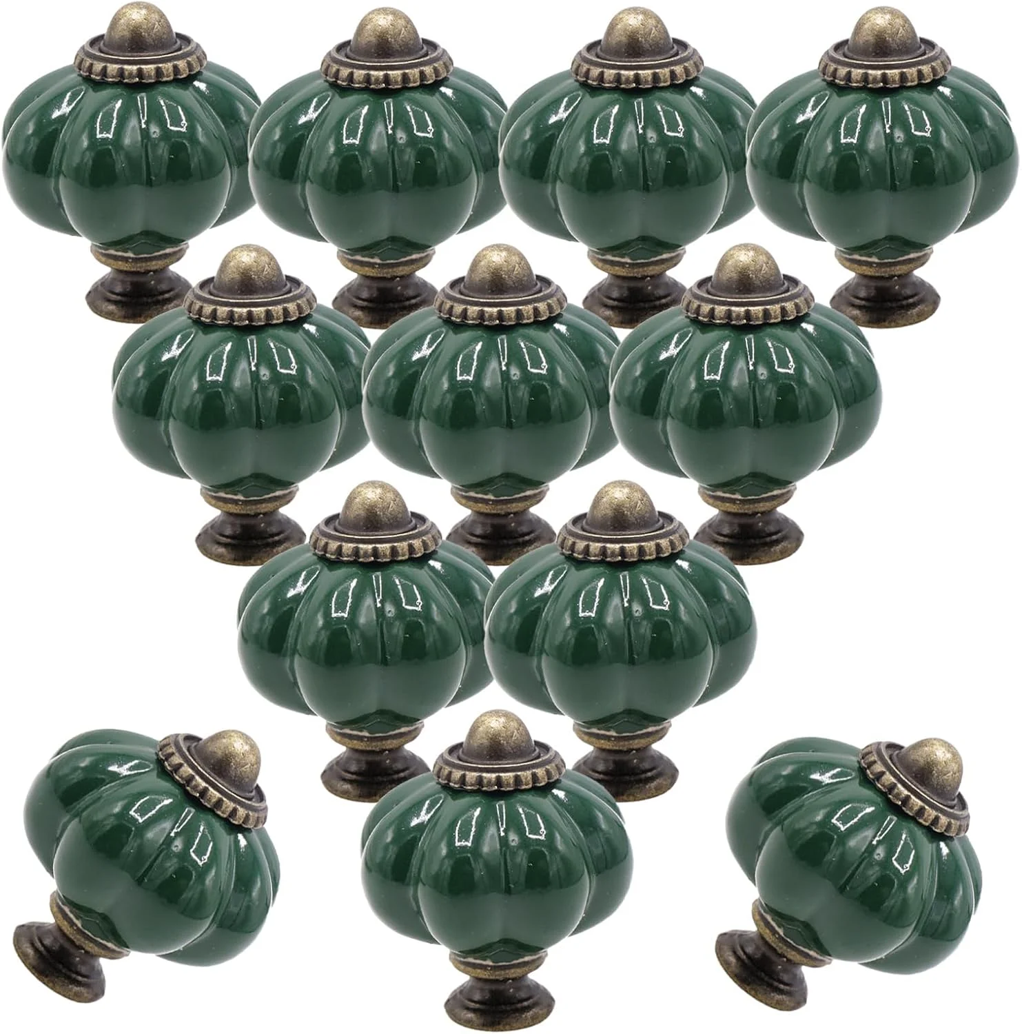 دستگیره کمد و درب Joyzzz، ۱۲ عدد دستگیره کدو تنبل، دستگیره سرامیکی کابینت طرح قدیمی، دستگیره کشو، دستگیره کمد با پیچ برای پروژه های DIY منزل (سبز) دستگیره کمد و درب Joyzzz، ۱۲ عدد دستگیره کدو تنبل، دستگیره سرامیکی کابینت طرح قدیمی، دستگیره کشو، دستگیره کمد با پیچ برای پروژه های DIY منزل (سبز)